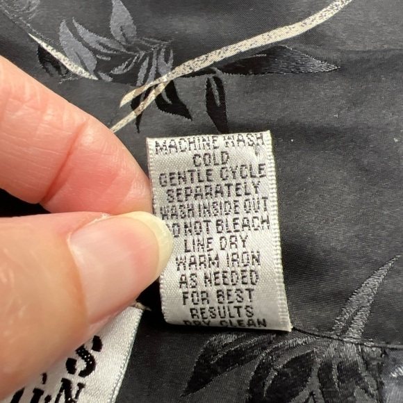 Chico’s Design Silk Asian‎ Inspired Bamboo Print Kimonoo Cardigan - Picture 9 of 9